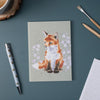 Wrendale A6 Fox Notebook - Contemplation