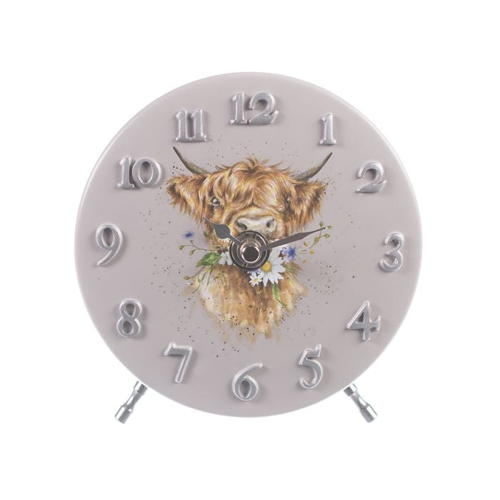 Wrendale Cow Mantel Clock