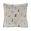 Wrendale Blooming with Love Dog - 40cm Square Cushion