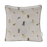 Wrendale Blooming with Love Dog - 40cm Square Cushion