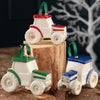 Belleek tractor orn green