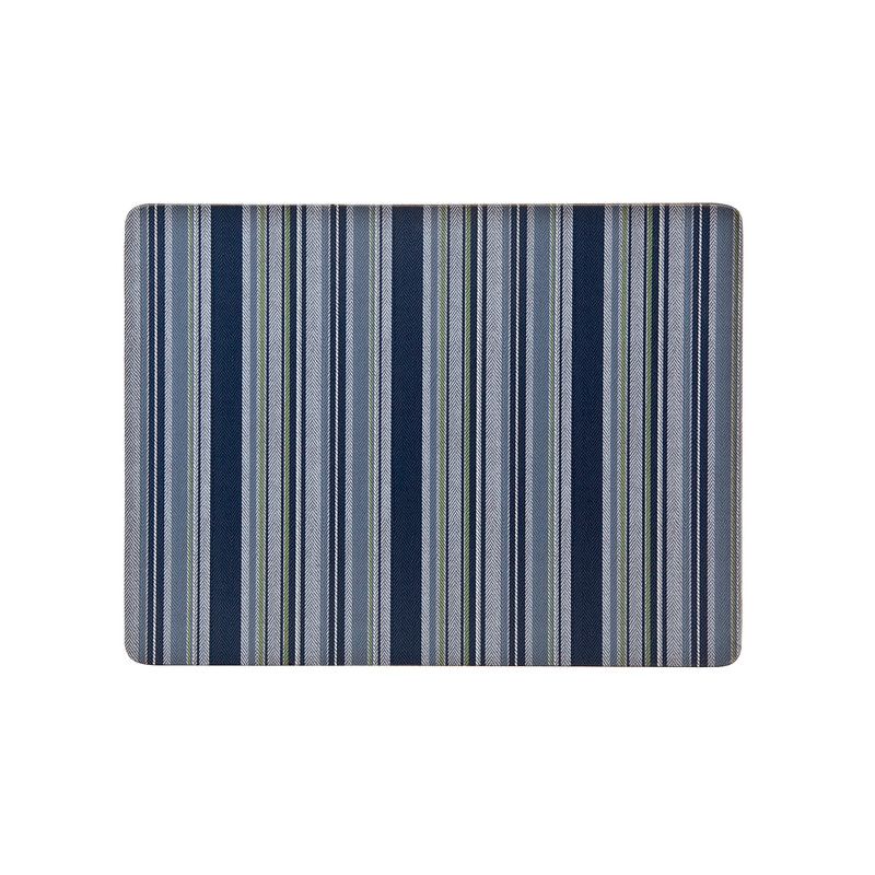 Denby Black Stripes Placemats Set of 6 Cork backed