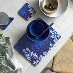 Denby Colours Blue Foliage Coasters Set Of 6