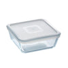 Pyrex cook and freeze square dish 2l and lid