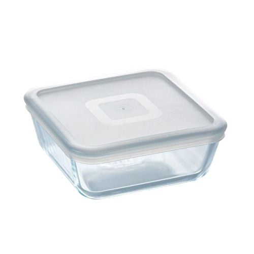 Pyrex Cook and Freeze Square Dish 0.8l with Lid