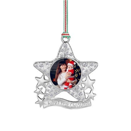 Newbridge Babys First Christmas Photoframe Tree Decoration