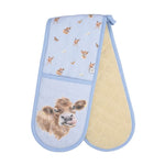 Wrendale Farmyard Friends Double Oven Glove (Cow)