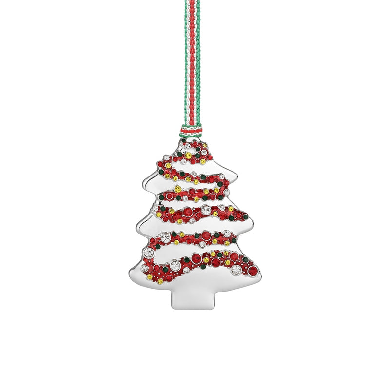 Newbridge Christmas Tree Decoration with Coloured Stones