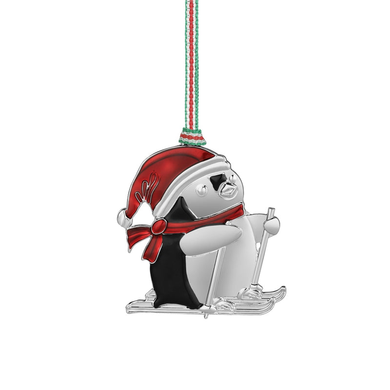 Newbridge Penguin with Red Hat Christmas Tree Decoration