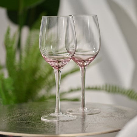 Denby Colours Red Wine Glasses (Pink) Set of 2