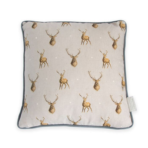 Wrendale Stag - 40cm Square Cushion