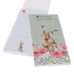 Wrendale Hare Shopping Pad - Field of Flowers