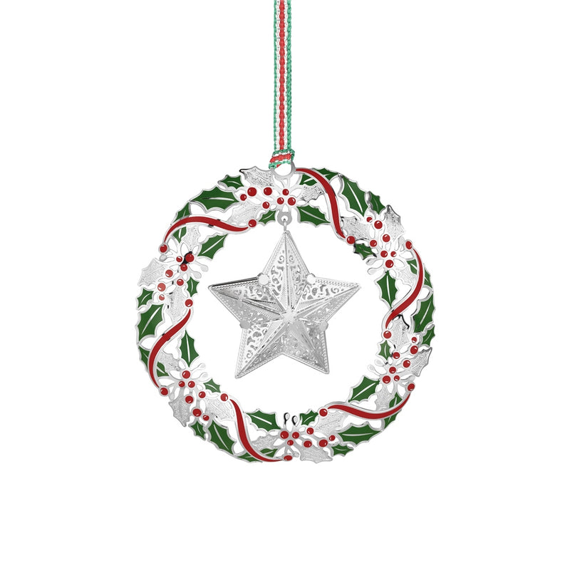 Newbridge Wreath With Star Christmas Decoration