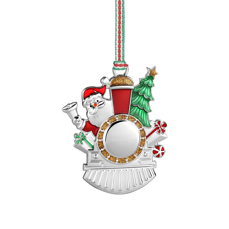 Newbridge Santa in Steam Engine Christmas Tree Decoration