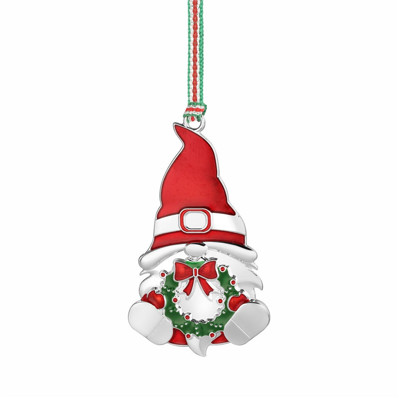 Newbridge Gonk with Wreath Christmas Tree Decoration