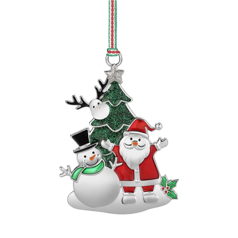 Newbridge Santa and Snowman Christmas Tree Decoration