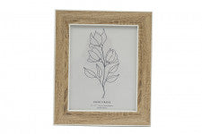 Sil 8x10 White Edge &Wood Frame