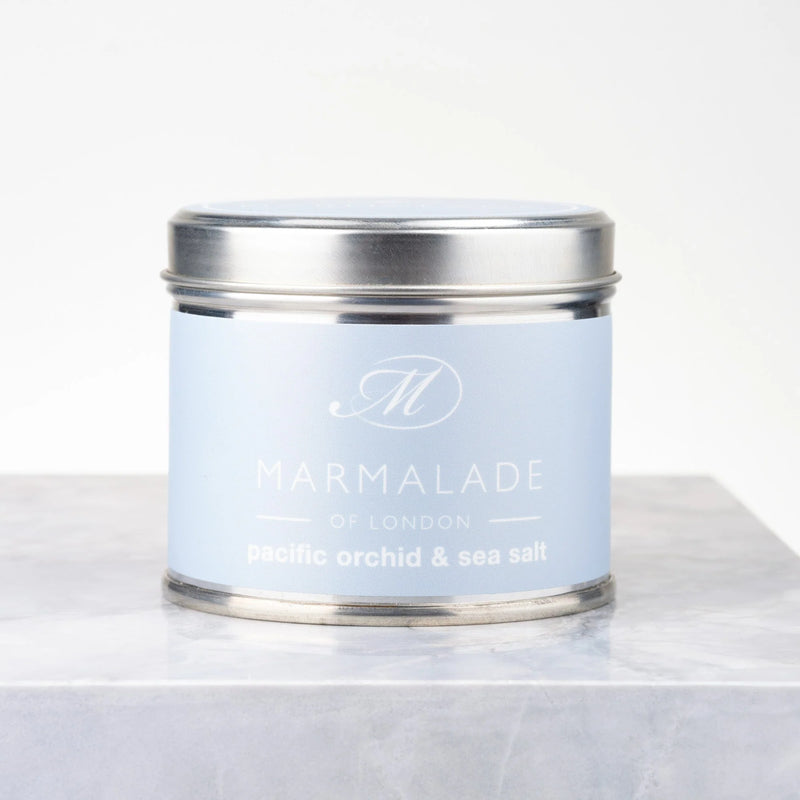 Marmalade of London Pacific Orchid & Sea Salt Medium Tin Candle