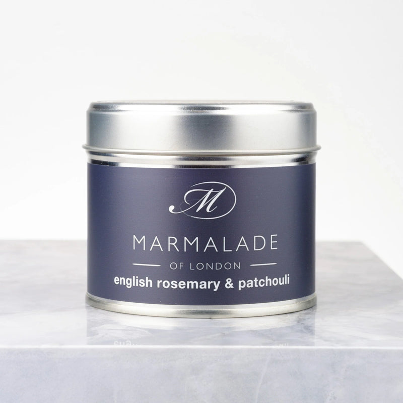 Marmalade of London English Rosemary & Patchouli Medium Tin Candle