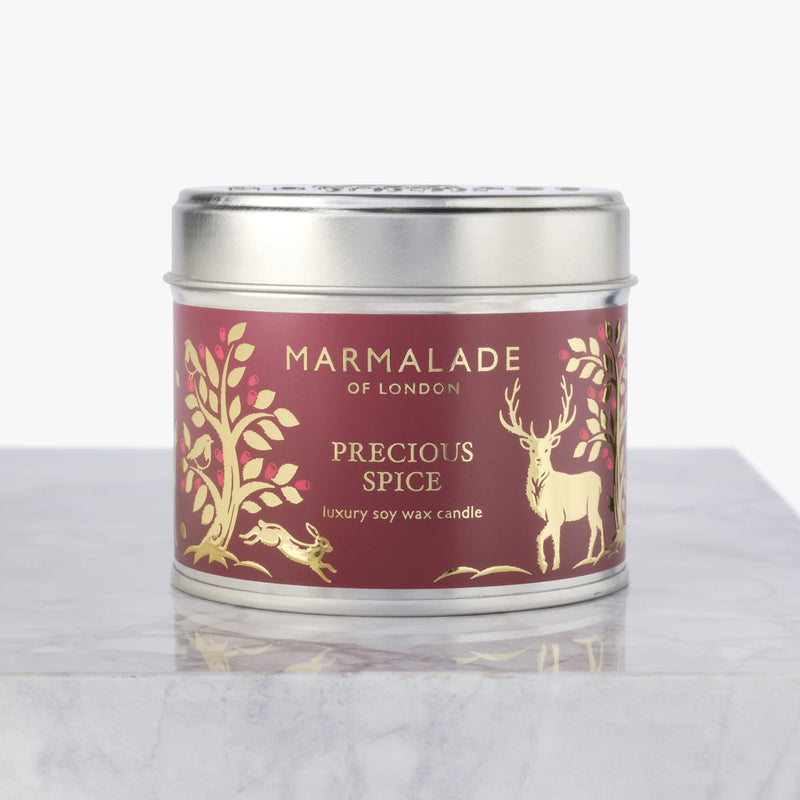 Marmalade of London Precious Spice Medium Tin Candle