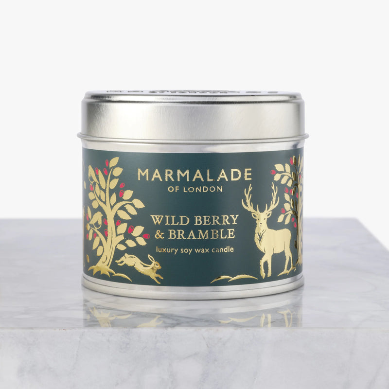 Marmalade of London Wild Berry & Bramble Medium Tin Candle