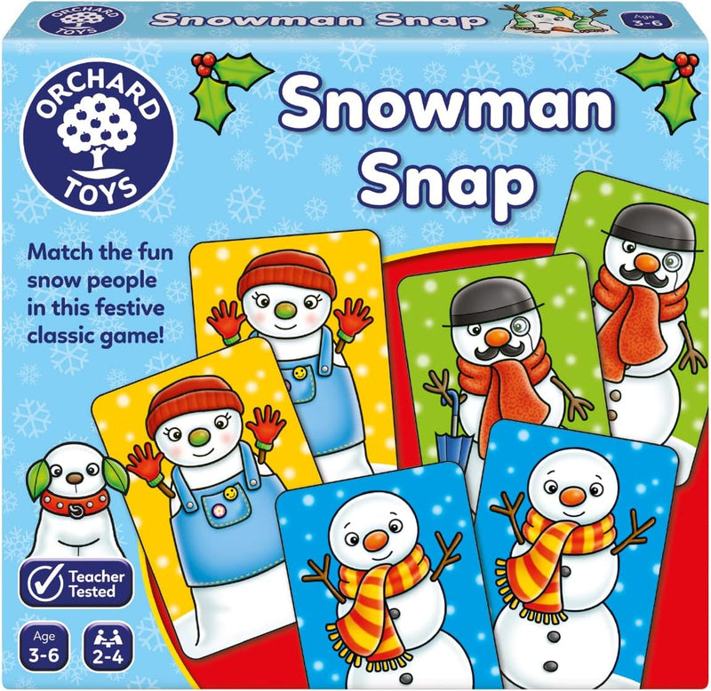 ORCHARD TOYS SNOWMAN SNAP MINI GAME