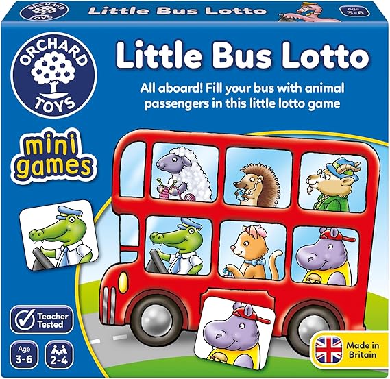 Orchard Toys Little Bus Lotto Mini Games