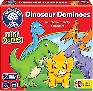 Orchard Toys Dinosaur Dominoes Games