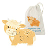 Orange Tree Toys Highland Cow Wooden Puzzle