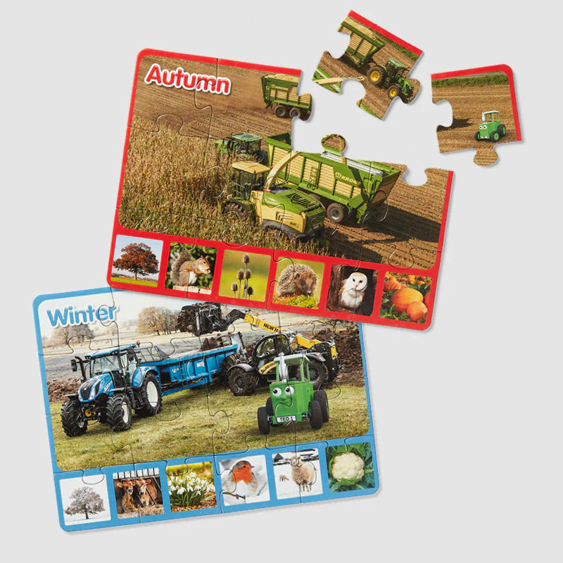 Tractor Ted 4 Puzzles in a Box