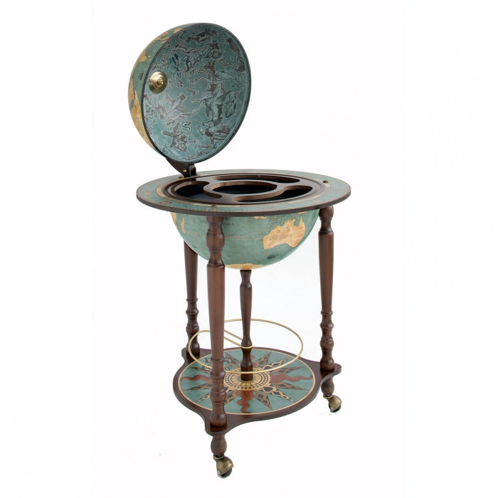 The Globe Company Davinci Blue Dust Italian Globe Bar