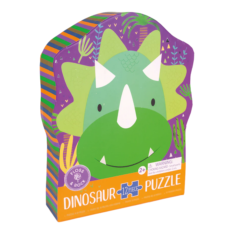 Floss & Rock Jigsaw 12 Piece Dino