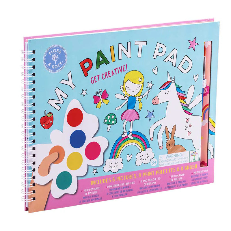 Floss & Rock Painting Pad Rainbow Fairy