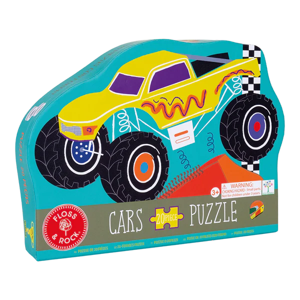 Floss & Rock Jigsaw 20 Pce Cars