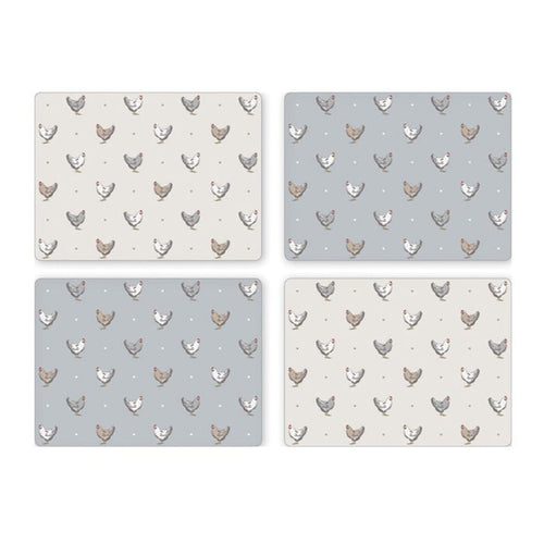 Cooksmart Hen House Lane set of 4 placemats