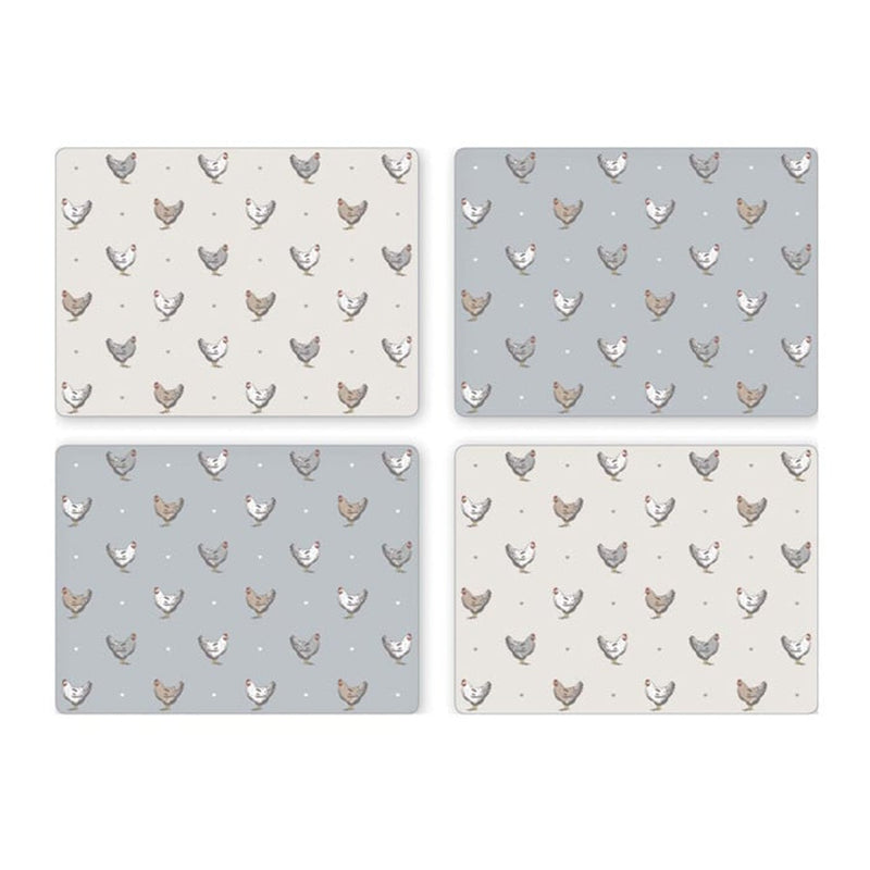 Cooksmart Hen House Lane set of 4 placemats