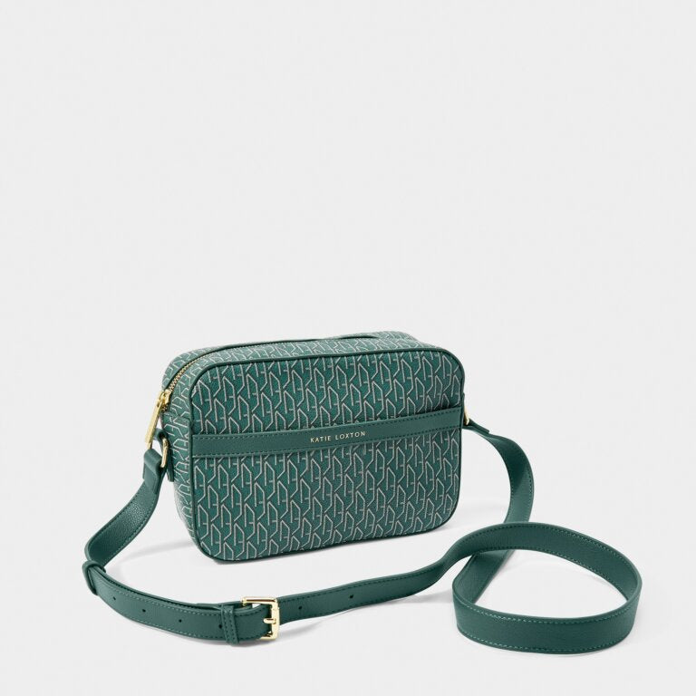 Katie Loxton Signature Crossbody Bag Emerald Green