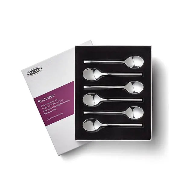 Stellar Rochester 6 piece tea spoon set