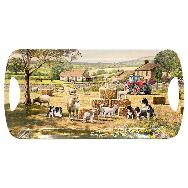 JD Collie & Sheep Medium Tray