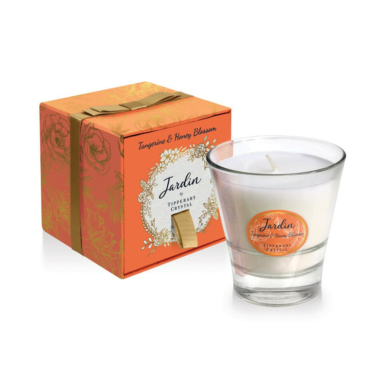 Tipperary Crystal Jardin Collection Candle - Tangerine & Honey Blossom