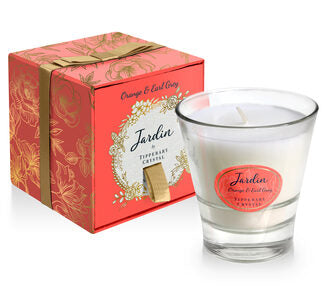 Tipperary Crystal Jardin Collection Candle - Orange & Earl Grey