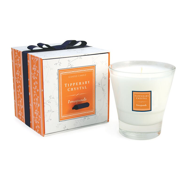 Tipperary Crystal Scented Candle Pomegranate