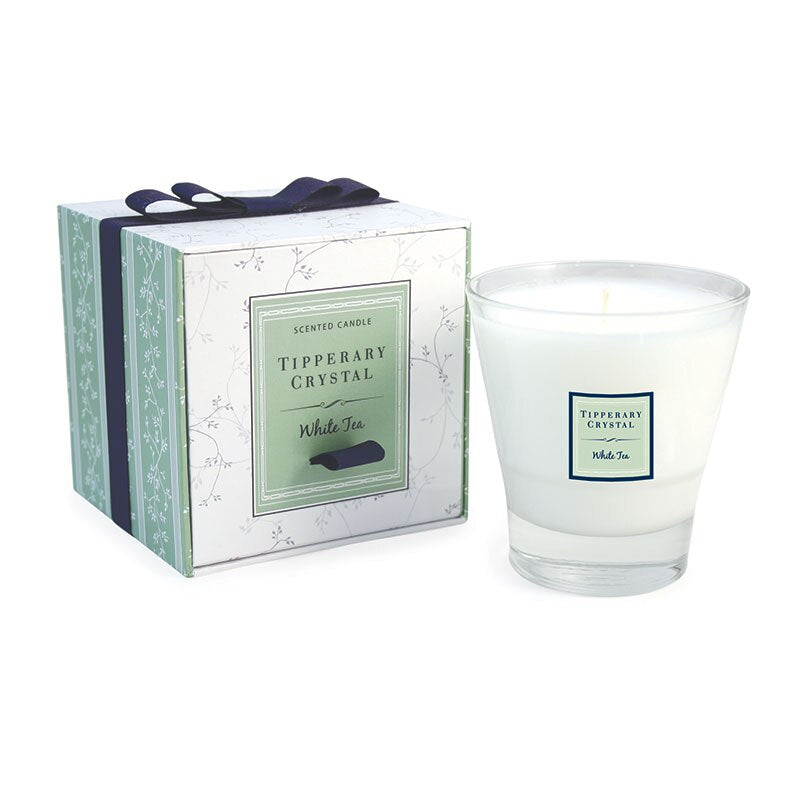 Tipperary Crystal Scented Candle white tea