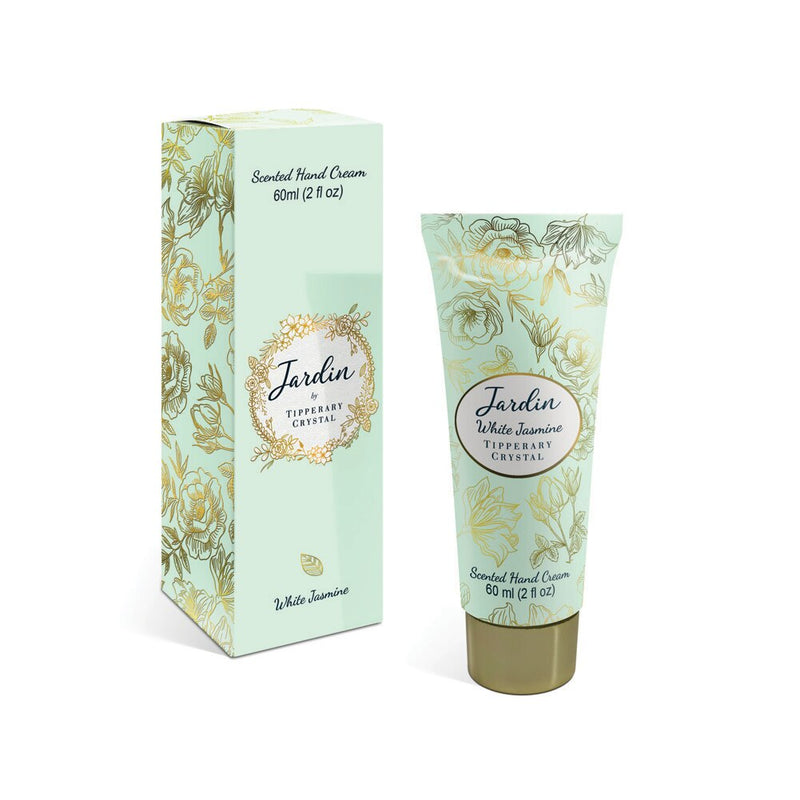 Tipperary Crystal Jardin 60ml Handcream - White Jasmine