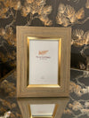 WJS Sampson WOOD FRAME WITH GOLD INLAY 4X6  Code 22039 DIS