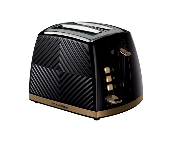 Russell Hobbs Groove 2-Slice Toaster Black