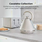 Tower Cavaletto 3KW 1.7 Litre Pyramid Kettle Latte