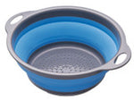 Kitchencraft Colourworks Blue Collapsible Colander with Handles