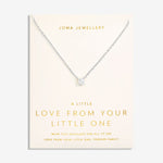 Joma Jewellery 7298 - Love From Your Little Ones 'One' Necklace In Silver Plating