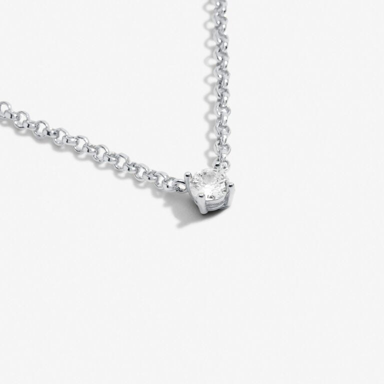 Joma Jewellery 7298 - Love From Your Little Ones 'One' Necklace In Silver Plating